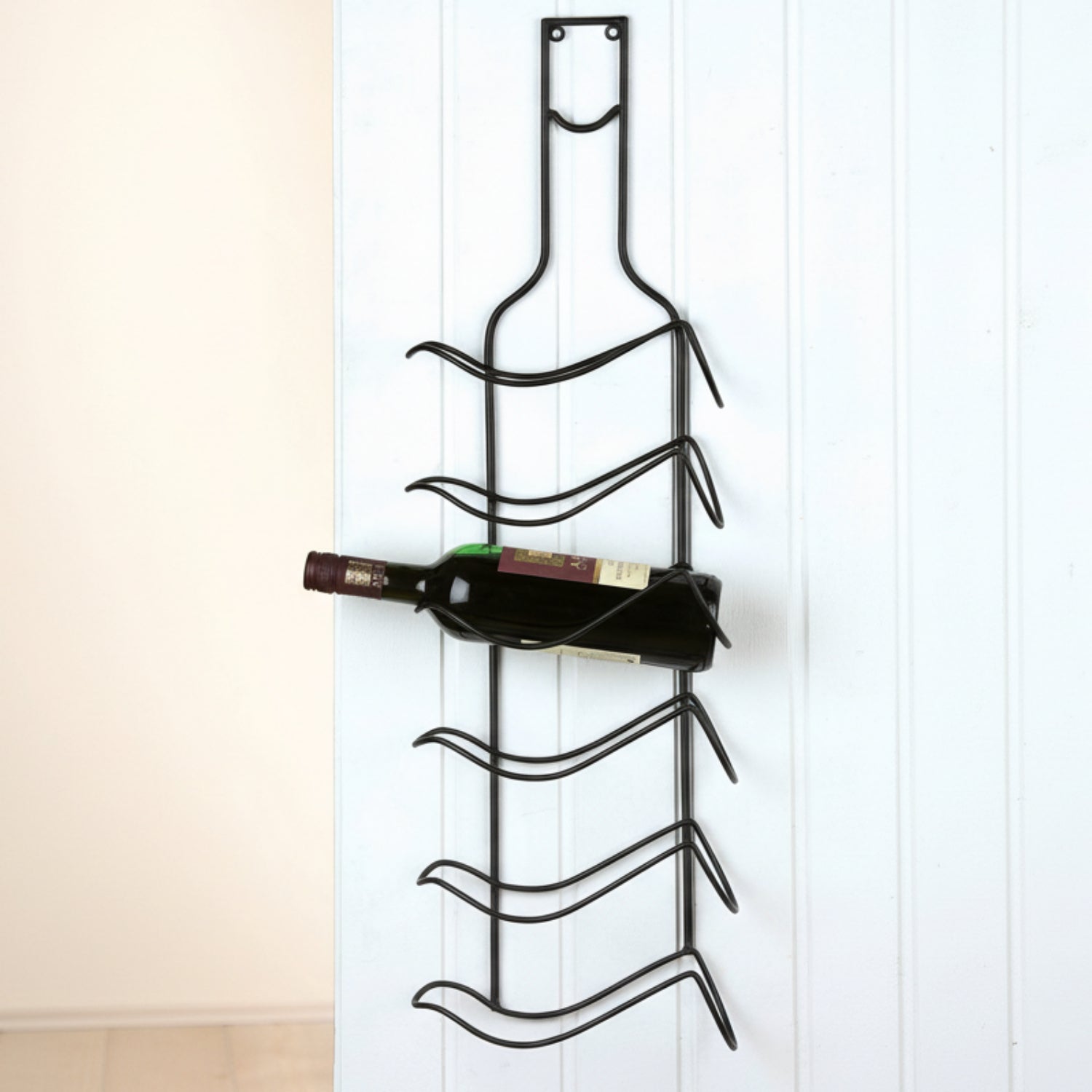 GILDE Weinregal Metallwand-Weinflaschenhalter "Bottle"