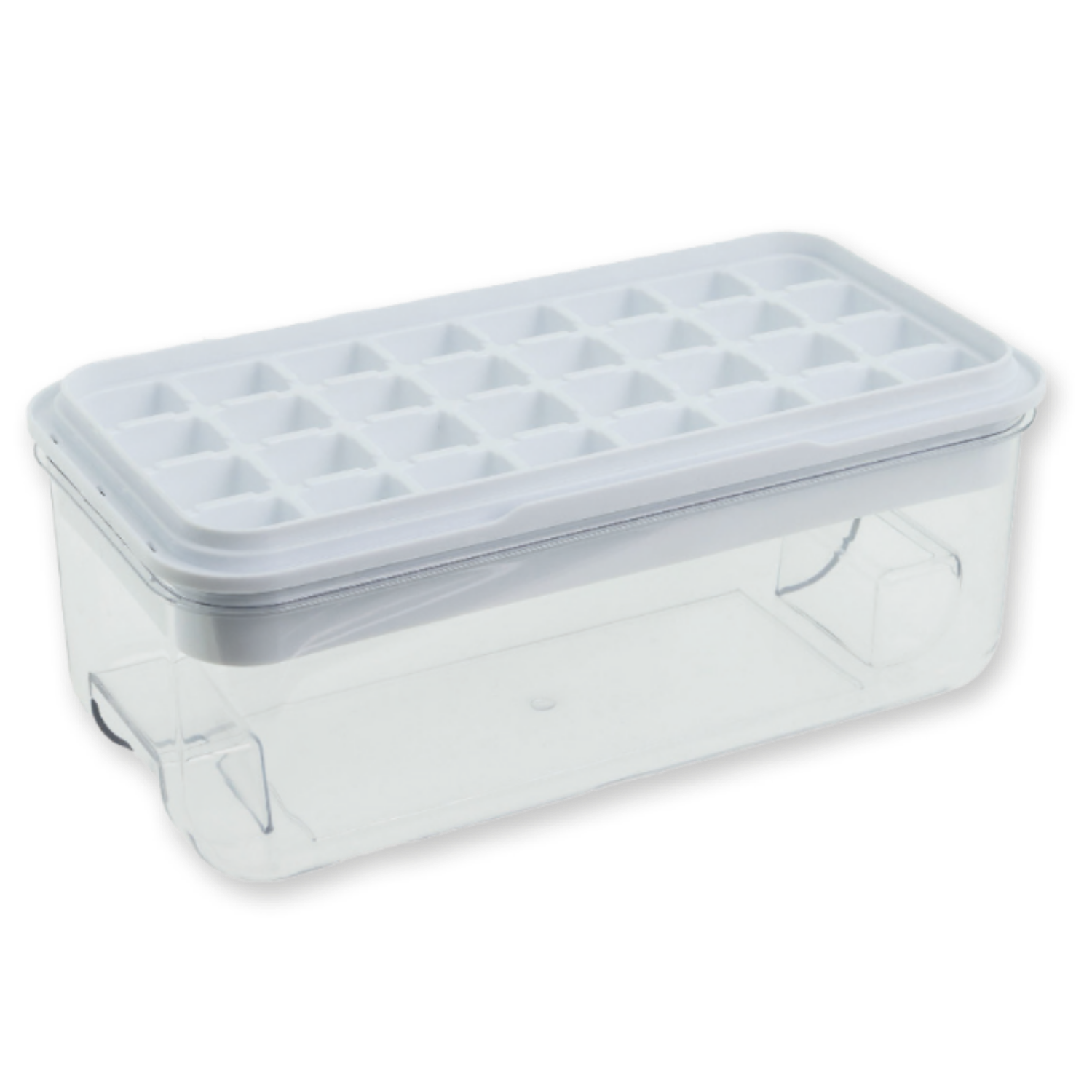 Eiswürfelbereiter mit Auffangbehälter und Schaufel