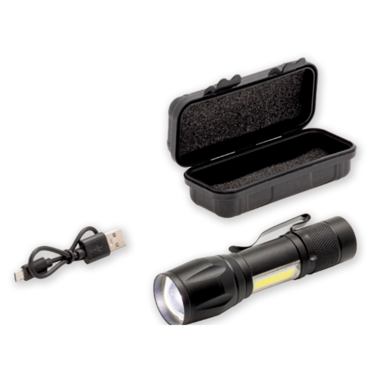 LED-Taschenlampe mit Box