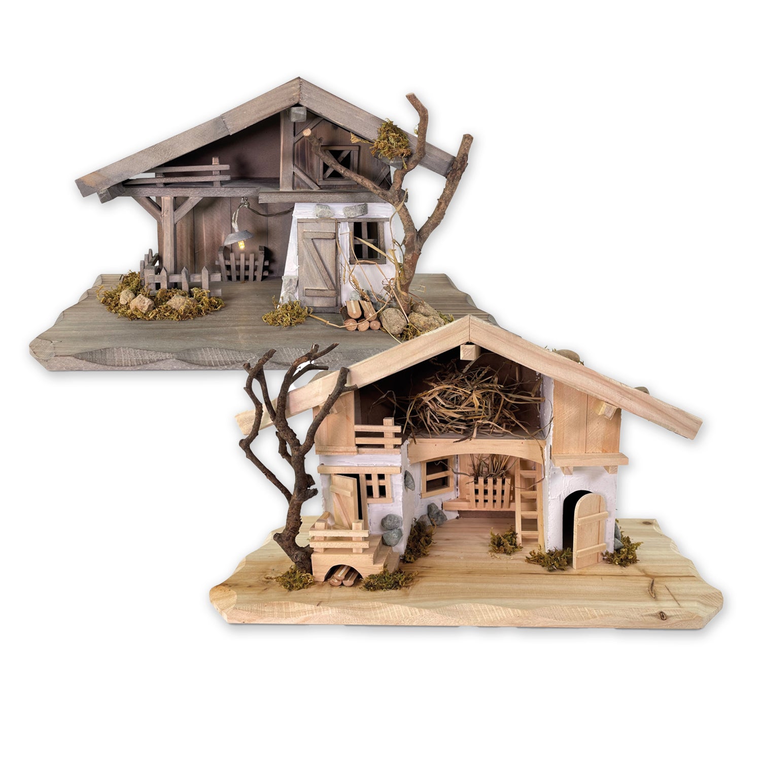 Holz-Krippe