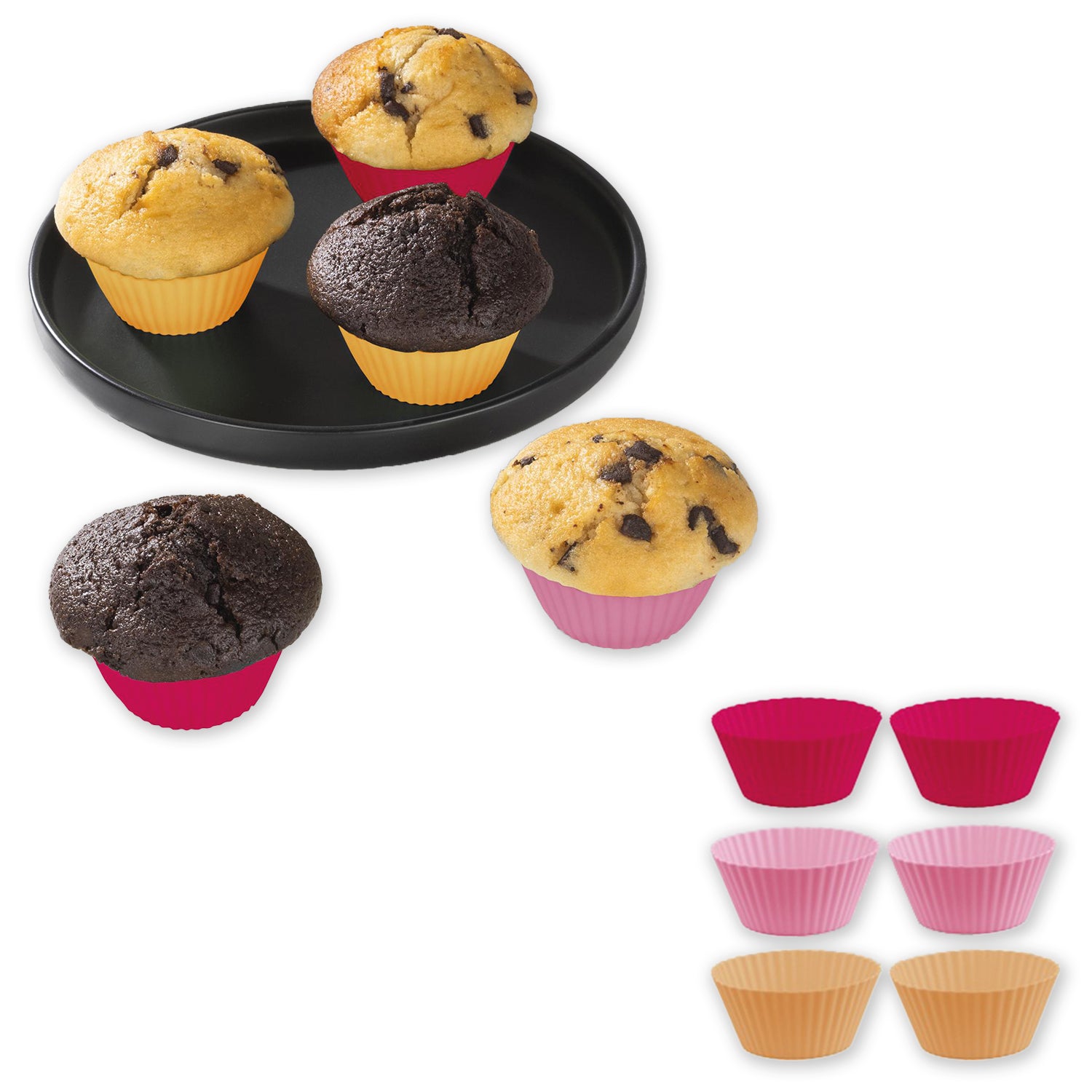 Muffinformen, 6er-Set