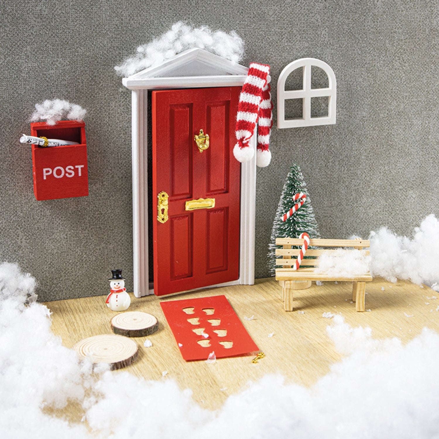 Wichteltür-Set in weihnachtlicher Ausführung