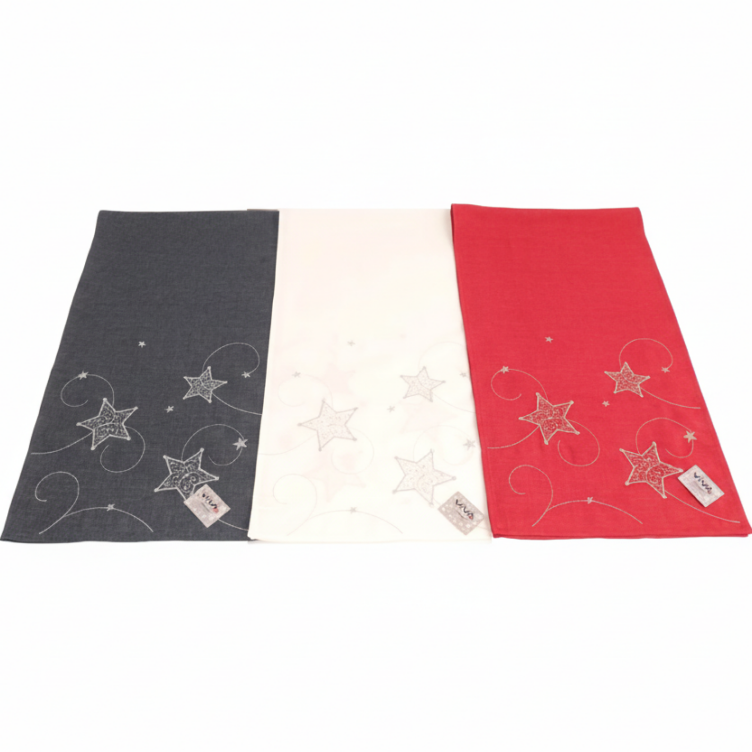 Tischläufer mit Sternen 40 x 150 cm