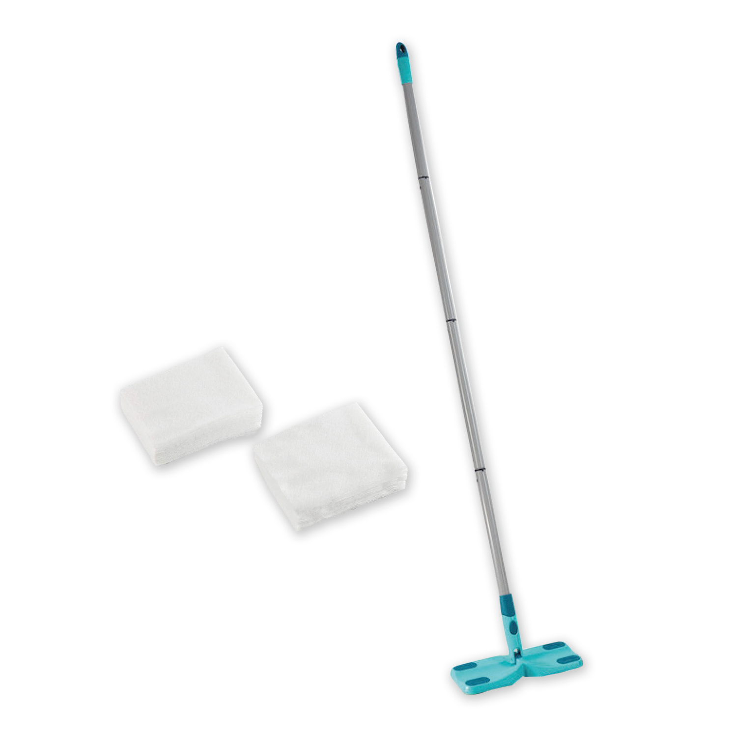 Leifheit Set: Staub-Bodenwischer „Clean & Away" inkl. Staubtücher