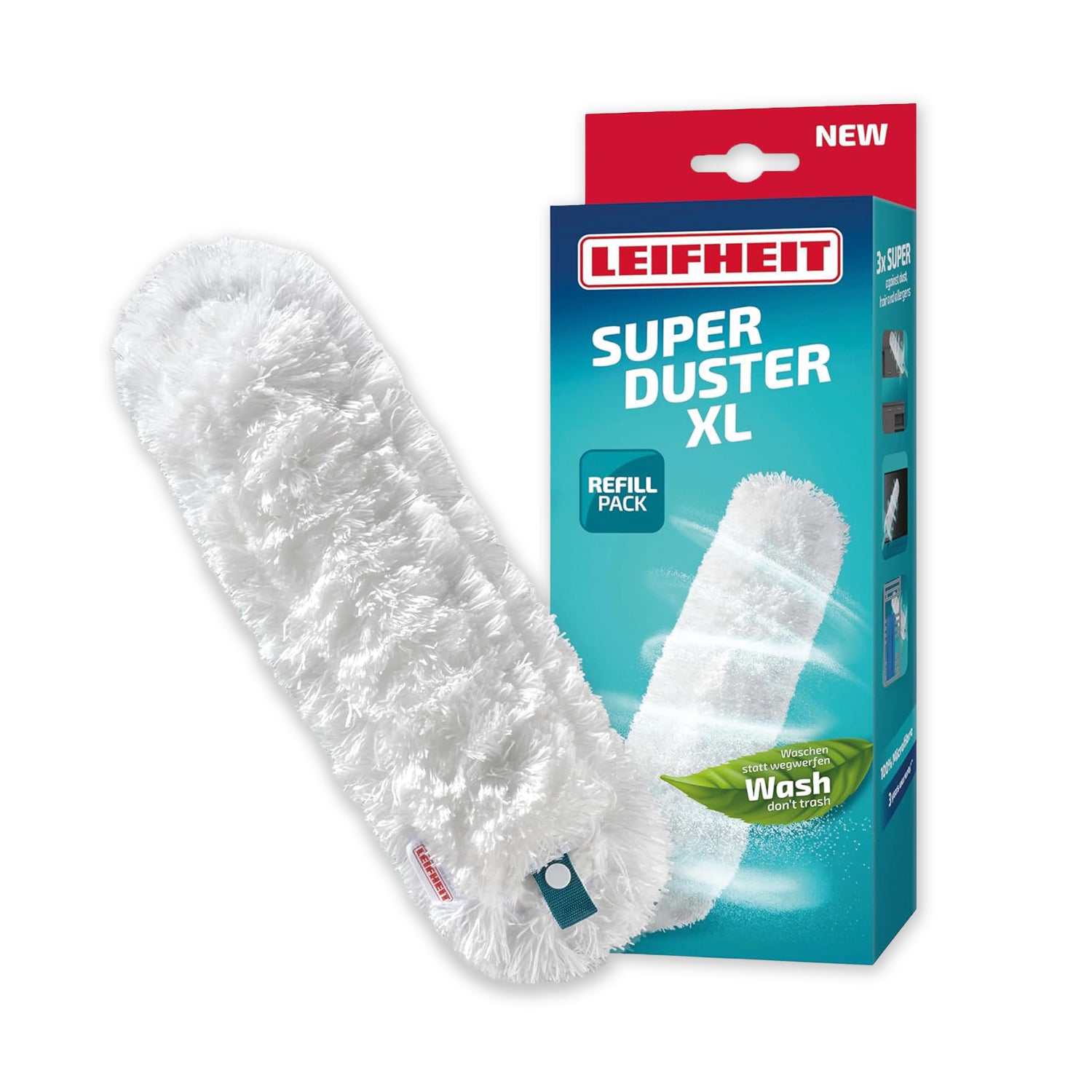 LEIFHEIT Ersatzbezüge für Superduster XL oder Superduster Floor