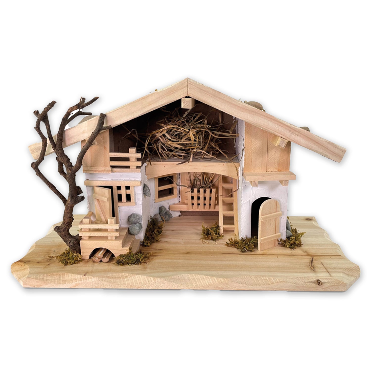 Holz-Krippe