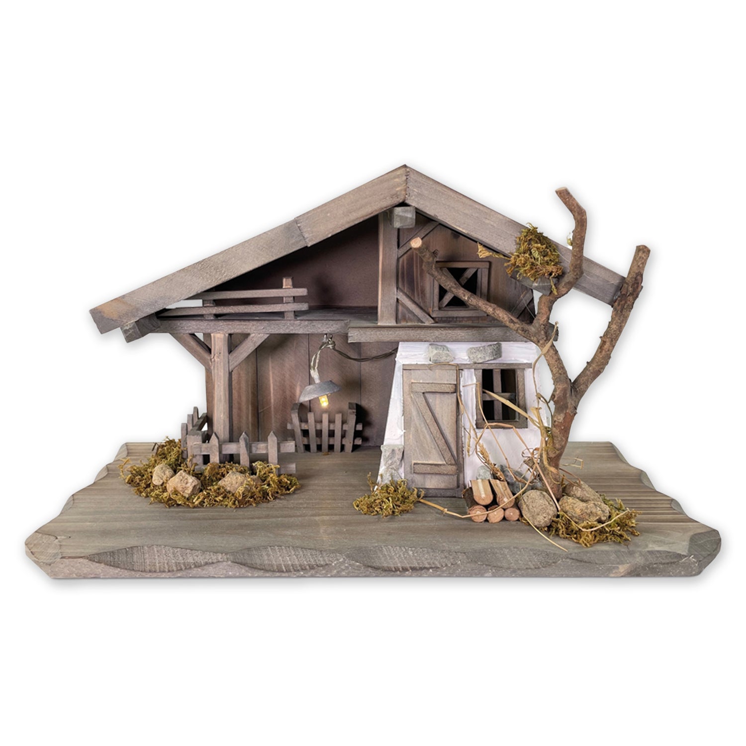 Holz-Krippe
