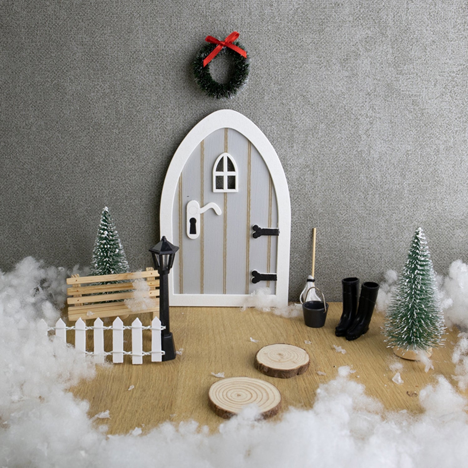 Wichteltür-Set in weihnachtlicher Ausführung
