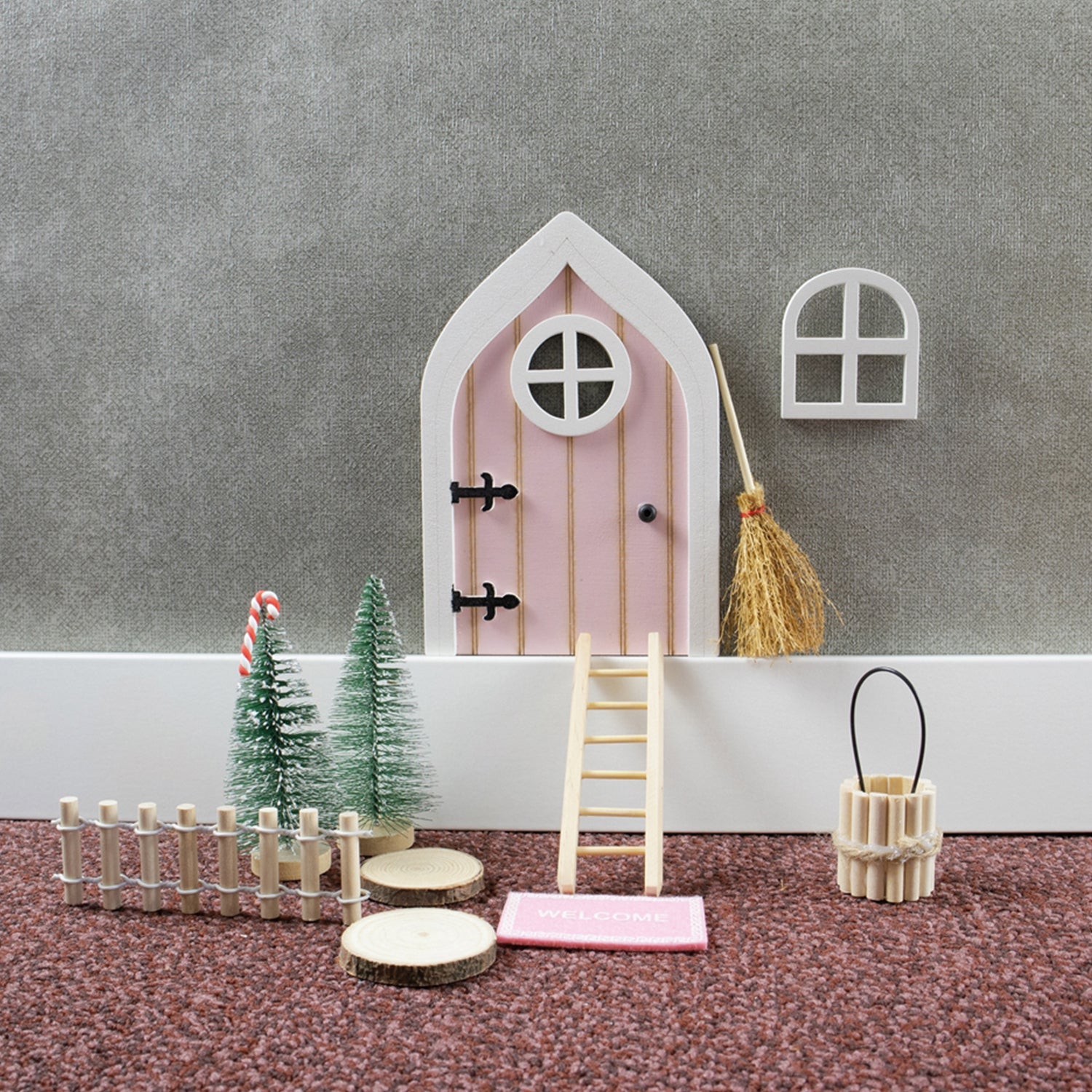 Wichteltür-Set in weihnachtlicher Ausführung