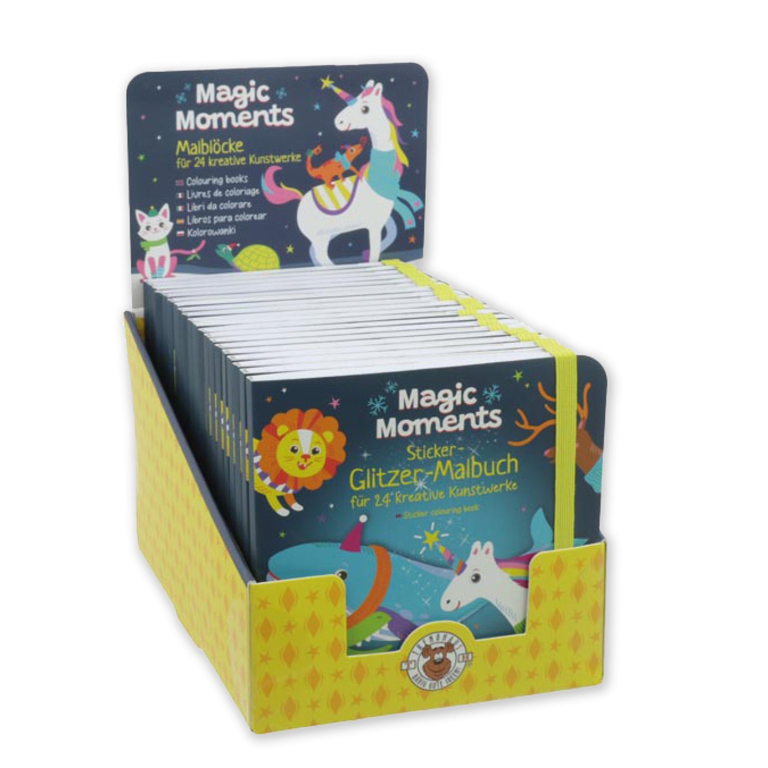 Malbuch Glitzer-Sticker